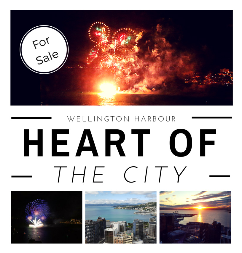 Composite image of Wellington Harbour