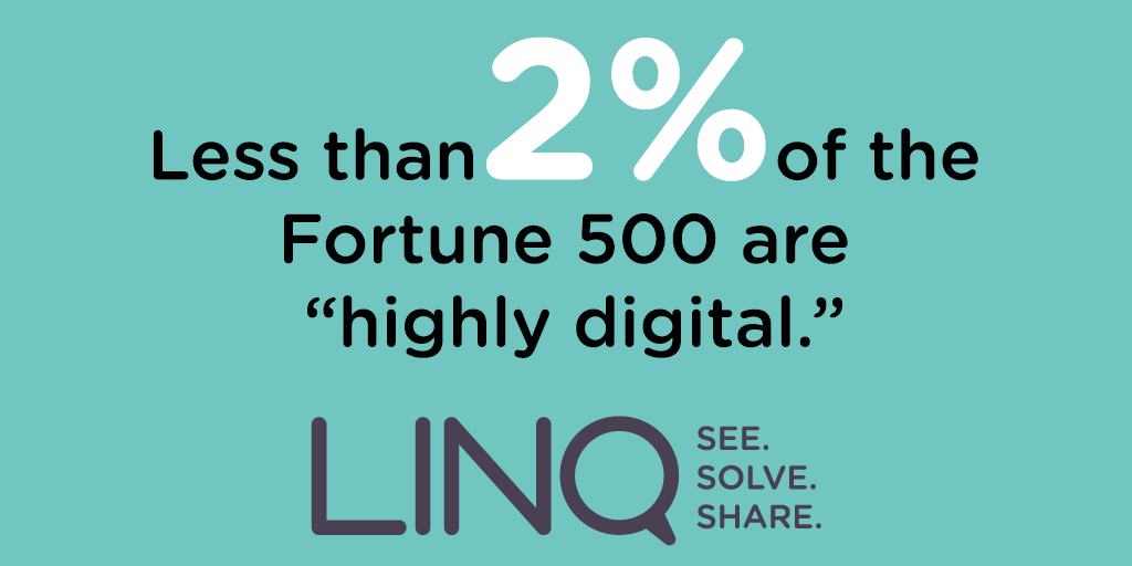 Less than 2% of the Fortune 500 are "Highly Digital"