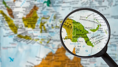Papua New Guinea through a magnifying glass - small version of the image